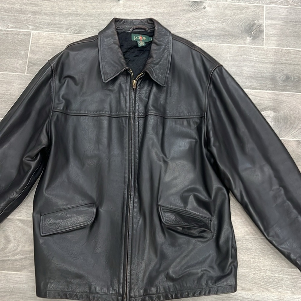 J Crew Vintage Leather Jacket